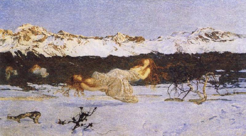 Giovanni Segantini The Punishment of Lust china oil painting image